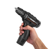Drilling Mounting Screws Home DIY Power Tools Speed Cordless Electric Drill Rechargeable  Handheld Lithium Battery Double   Screwdriver