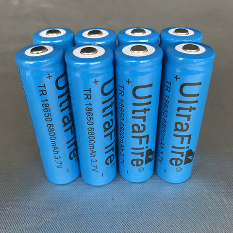 Explosive model Shenhuo 18650 lithium battery 6800 mAh UItraFire rechargeable lithium battery flashlight battery