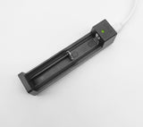 Wholesale 18650 lithium battery charger usb4.2v1a smart single slot headlight glare flashlight universal charger