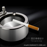 Baicheng Sanyang Ashtray Personality Creative Metal Gift Desktop Living Room Decoration Million Match Ashtray Wholesale  (No gas)