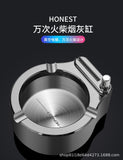Baicheng Sanyang Ashtray Personality Creative Metal Gift Desktop Living Room Decoration Million Match Ashtray Wholesale  (No gas)