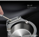 Baicheng Sanyang Ashtray Personality Creative Metal Gift Desktop Living Room Decoration Million Match Ashtray Wholesale  (No gas)