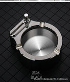 Baicheng Sanyang Ashtray Personality Creative Metal Gift Desktop Living Room Decoration Million Match Ashtray Wholesale  (No gas)