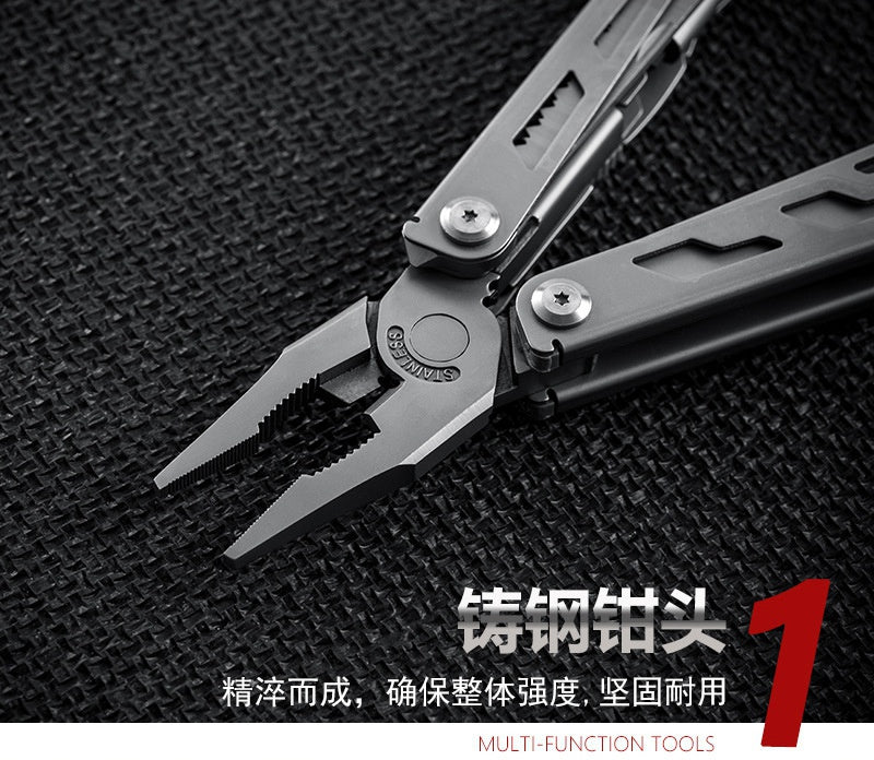 Tactical multifunctional pliers folding combination edc knife tool camping survival equipment universal tool pliers