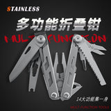 Tactical multifunctional pliers folding combination edc knife tool camping survival equipment universal tool pliers