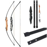 2025 30/40Lbs Elite Archery Recurve Bows and Arrows With 6pcs Fiberglass Arrows Shooting | POPOTR™