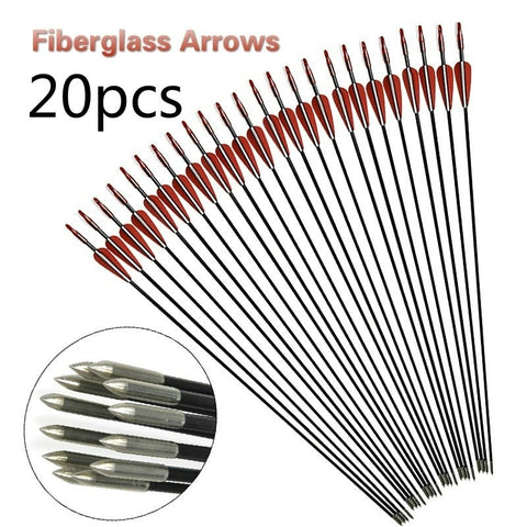2025 Recurve Bow and Arrow Set Fiberglass Arrows Shooting Hunting Bow| POPOTR™