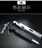 New metal ignition gun USB charging pulse igniter four in one open bottle open wine ignition gun
