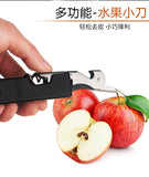New metal ignition gun USB charging pulse igniter four in one open bottle open wine ignition gun