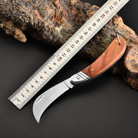 Knife Handle Wood Knife Fish Stainless Steel Knife