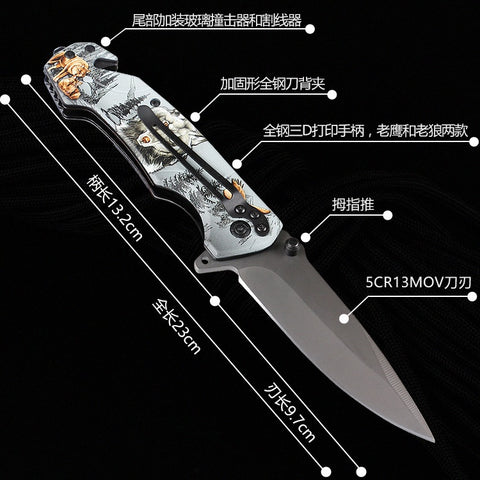 2025 Survival Knife Folding Knife Hunting Knife Stainless Steel Knife Browning Knife | POPOTR™