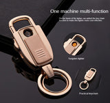 2025 Cigarette Lighter USB Lighter Windproof Lighter Keychain Lighter  Bunnings | POPOTR™