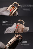 2025 Cigarette Lighter USB Lighter Windproof Lighter Keychain Lighter  Bunnings | POPOTR™