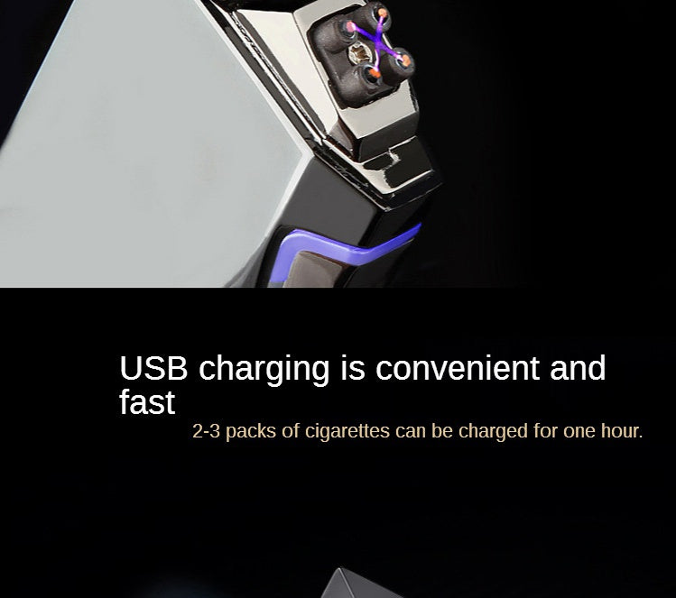 2025 Cigarettænder USB Lighter Vindtæt Lighter Genopladelig Lighter Creative Lightere Elektrisk Lighter Buelys| POPOTR™