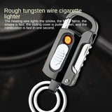 2025 Cigarette Lighter Torch Windproof Lighter Rechargeable Lighter  Keychain Lighter Knife| POPOTR™