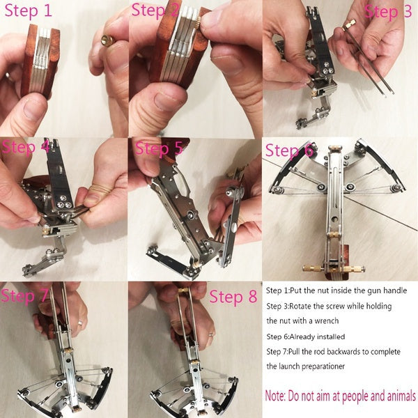 2025 Pistol Crossbow Broadheads Crossbow Expert 5e Mini Crossbow Stainless Steel Crossbow| POPOTR™