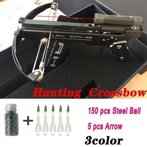 2025 Pistol Crossbow Broadheads Crossbow Expert 5e Mini Crossbow with 150 Bullets and 5 Arrows| POPOTR™