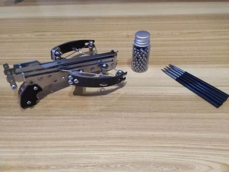 2025 Pistol Crossbow Broadheads Crossbow Expert 5e With Hunting Crossbow Arrows And 4 Mm Steel Ball| POPOTR™