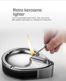 2025 Cigarette Lighter Metal Lighter Ashtray Creative Lighters Oil Light | POPOTR™