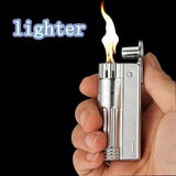 2025 Cigarette Lighter Flint Lighter Windproof Lighter  Oil Light | POPOTR™