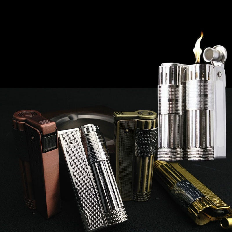 2025 Cigarette Lighter Flint Lighter Windproof Lighter  Oil Light | POPOTR™