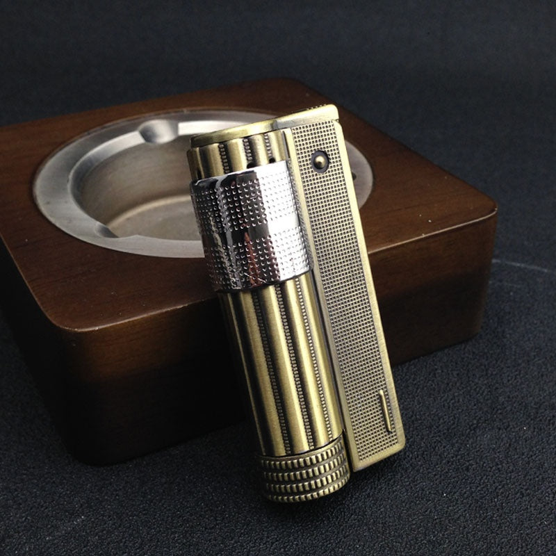 2025 Cigarette Lighter Flint Lighter Windproof Lighter  Oil Light | POPOTR™