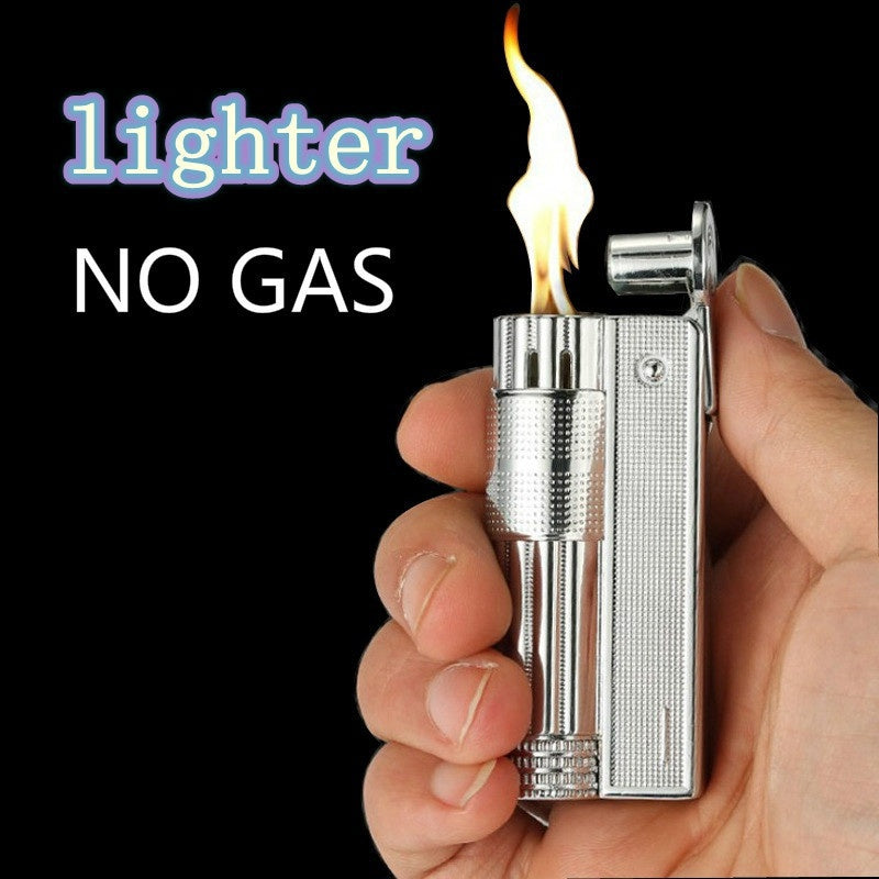 2025 Cigarette Lighter Flint Lighter Windproof Lighter  Oil Light | POPOTR™