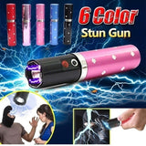 2025 Tactical Flashlight Stun Gun VS Taser Mini Stun Gun Lipstick LED Flashlight Self-defense Weapons Survival Camp | POPOTR™