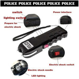2025 Police Stun Gun Tactical Flashlight Stun Gun for sale  Rechargeable Super Bright Flashlight Electronic Stun Gun Survival Camp | POPOTR™
