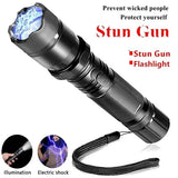 2025 3 In 1 Tactical Flashlight Stun Gun for sale Self-defense Weapons For Women Survival Camp | POPOTR™
