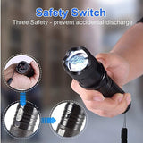 2025 3 In 1 Tactical Flashlight Stun Gun for sale Self-defense Weapons For Women Survival Camp | POPOTR™