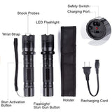 2025 3 In 1 Tactical Flashlight Stun Gun for sale Self-defense Weapons For Women Survival Camp | POPOTR™