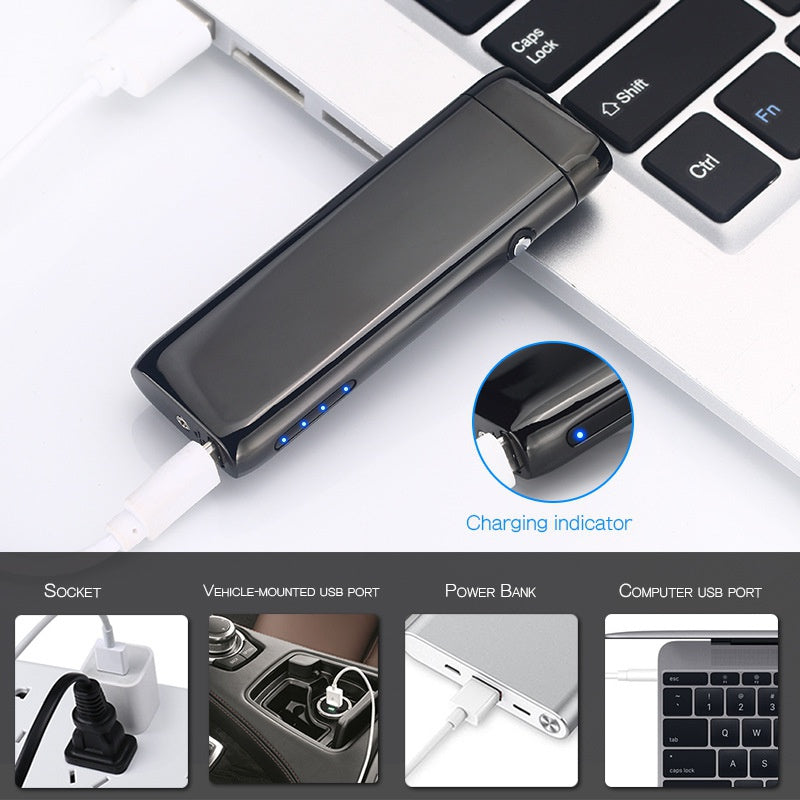 2025 Cigarettænder Metal Lighter USB Lighter Vindtæt Lighter Genopladelig Lighter Cool Lightere Til salg Bedste Cigar Lighter | POPOTR™