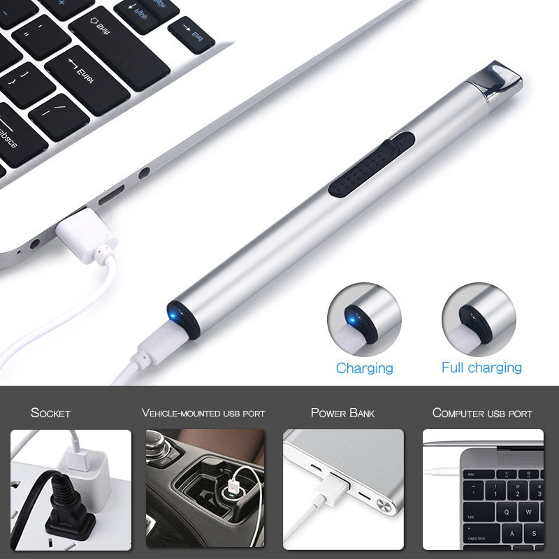 2025 Cigarettænder USB Lighter Vindtæt Lighter Cool Lightere Til salg Bedste Cigar Lighter Bue Lights| POPOTR™