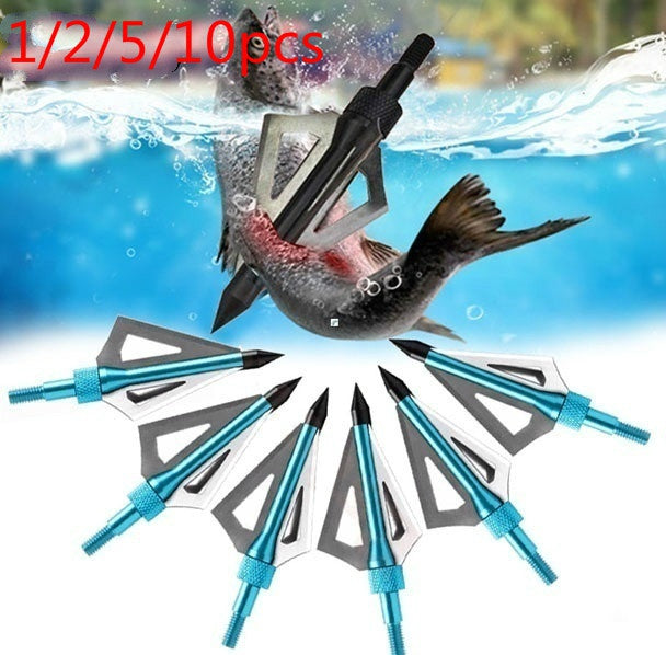2025 10PCS Hunting Bow and Arrows Broadheads Shooting Fish| POPOTR™