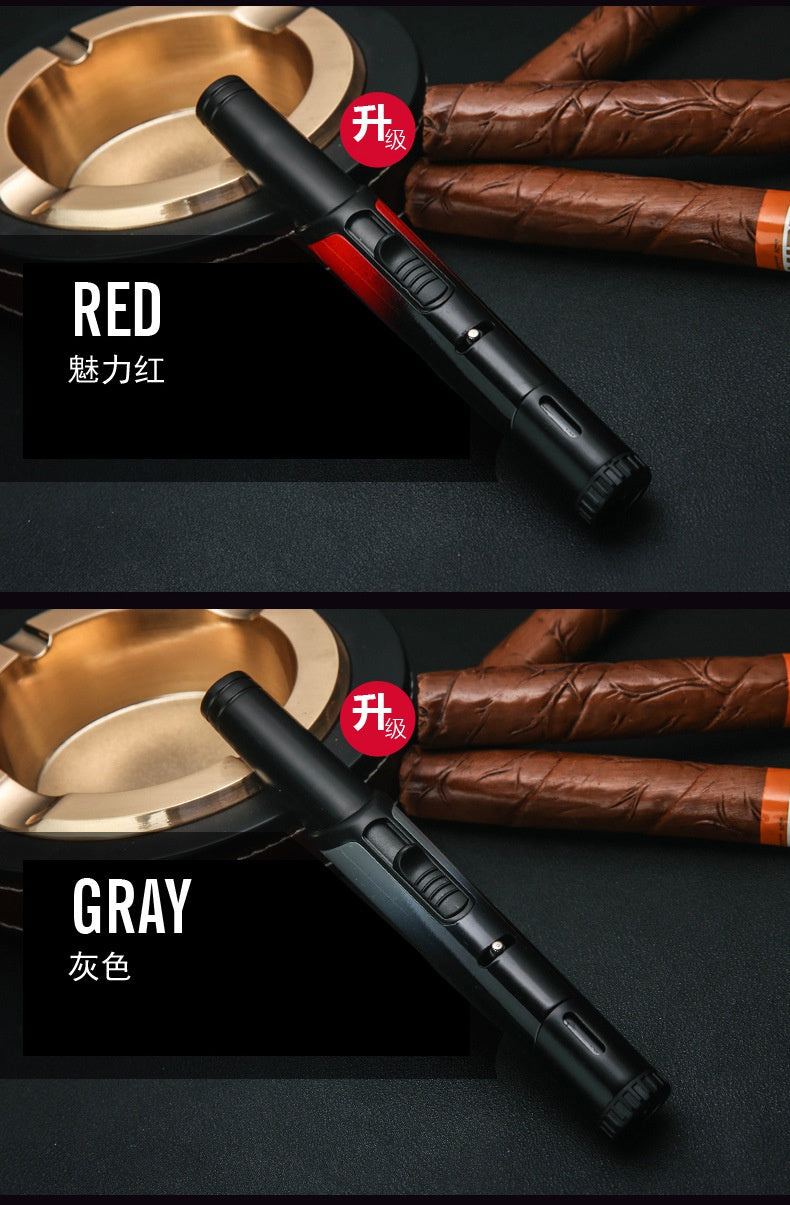2025 Spray Gun Cigarette Lighter Torch Windproof Lighter Smoking Lighter  Creative Lighters Welding Gun Lighter Oil Light | POPOTR™