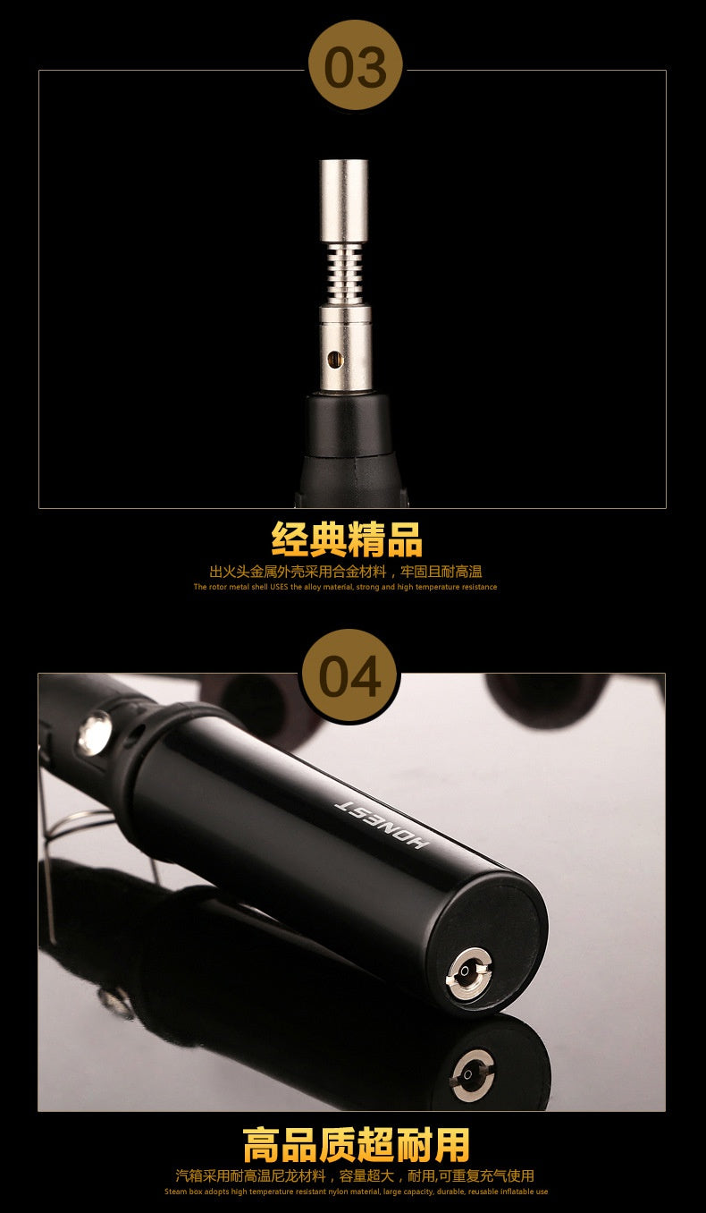 2025 Spray Gun Cigarette Lighter Torch Windproof Lighter Smoking Lighter  Creative Lighters Welding Gun Lighter Oil Light | POPOTR™