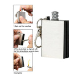2025 Cigarette Lighter Flint Lighter Metal Lighter Windproof Lighter Keychain Lighter | POPOTR™