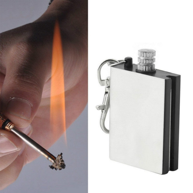 2025 Cigarette Lighter Flint Lighter Metal Lighter Windproof Lighter Keychain Lighter | POPOTR™