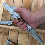 2025 Folding Knife Flick Knife Pocket Knife Hunting Knife Tactical Knife Assisted Knife | POPOTR™