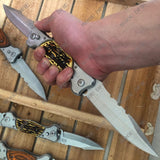 2025 Folding Knife Flick Knife Pocket Knife Hunting Knife Tactical Knife Assisted Knife | POPOTR™