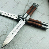 2025 Stiletto Knife Survival Knife Practice Butterfly Knife Pocket Knife Hunting Knife Training Knife Tactical Knife| POPOTR™
