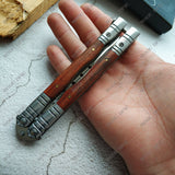 2025 Stiletto Knife Survival Knife Practice Butterfly Knife Pocket Knife Hunting Knife Training Knife Tactical Knife| POPOTR™