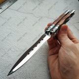 2025 Stiletto Knife Survival Knife Practice Butterfly Knife Pocket Knife Hunting Knife Training Knife Tactical Knife| POPOTR™