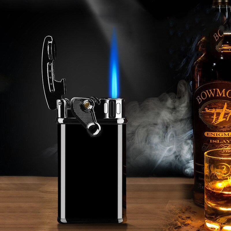 2025 Cigarette Lighter Flint Lighter Metal Lighter Torch Windproof Lighter Jet Lighter  Gas Lighter  Smoking Lighter | POPOTR™