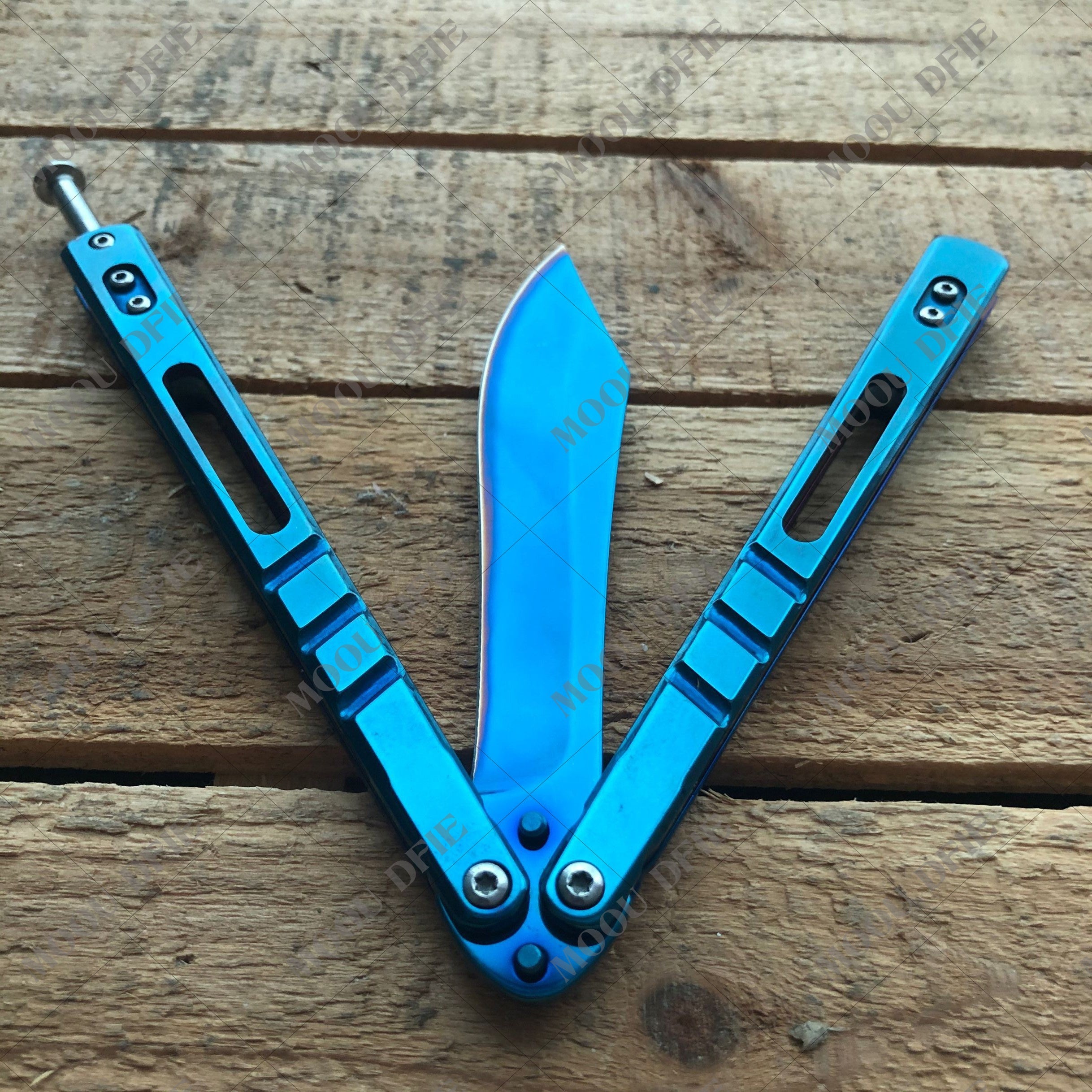 2025 Survival Knife Practice Butterfly Knife Pocket Knife Hunting Knife Training Knife | POPOTR™