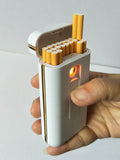 2025 Cigarette Lighter USB Lighter Windproof Lighter Rechargeable Lighter Cigarette Case Gun Lighter Bunnings | POPOTR™
