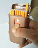 2025 Cigarette Lighter USB Lighter Windproof Lighter Rechargeable Lighter Cigarette Case Gun Lighter Bunnings | POPOTR™