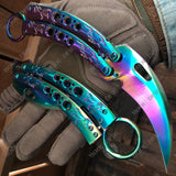 2025 Folding Knife Practice Butterfly Knife Hunting Knife Claws Stainless Steel Knife | POPOTR™