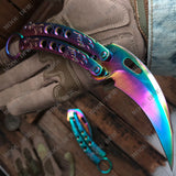 2025 Folding Knife Practice Butterfly Knife Hunting Knife Claws Stainless Steel Knife | POPOTR™